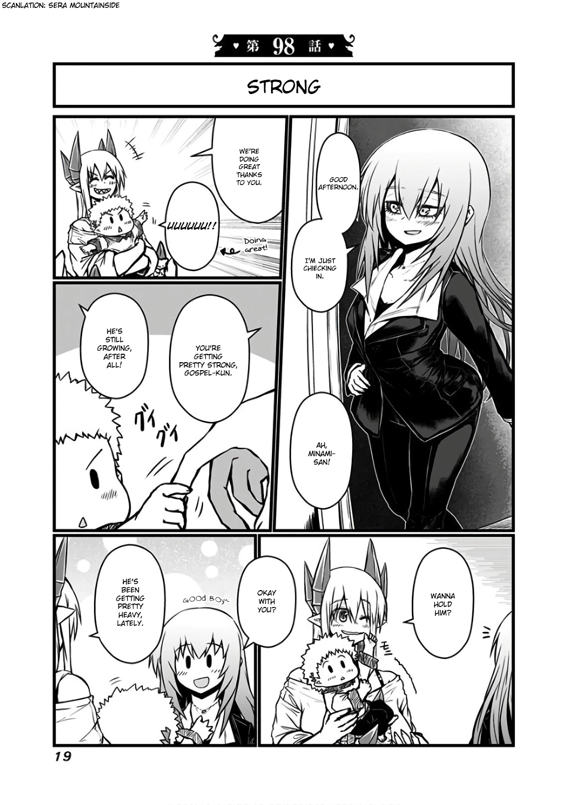 Musuko ga Kawaikute Shikataganai Mazoku no Hahaoya Chapter 98 page 1 - Chapter 98: Strong