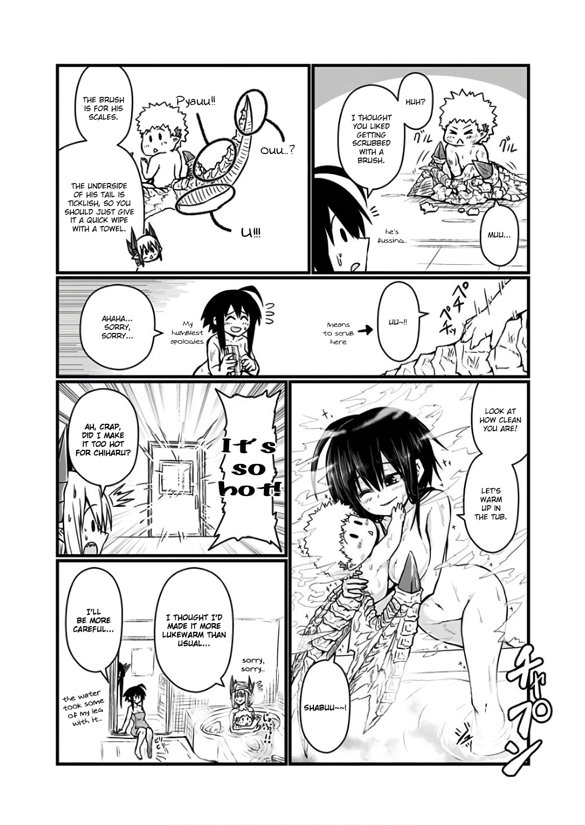 Musuko ga Kawaikute Shikataganai Mazoku no Hahaoya Chapter 99 page 2 - Chapter 99: Together in the Bath