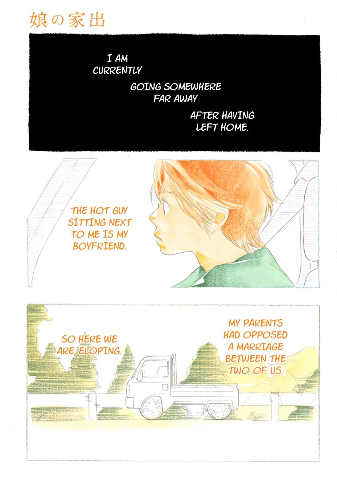 Musume no Iede Chapter 2 page 1 - Chapter 2: The Wolves Don't Scare Me