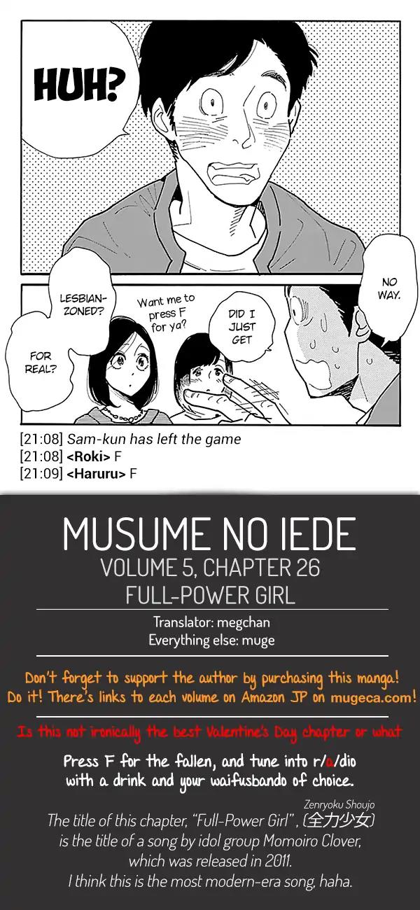 Musume no Iede Chapter 26 page 26 - Chapter 26: Full-Power Girl
