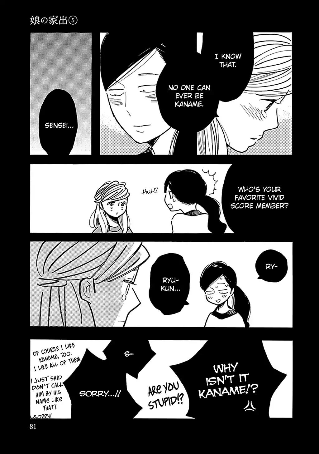 Musume no Iede Chapter 27 page 22 - Chapter 27: The Naivete of Dark and Dash