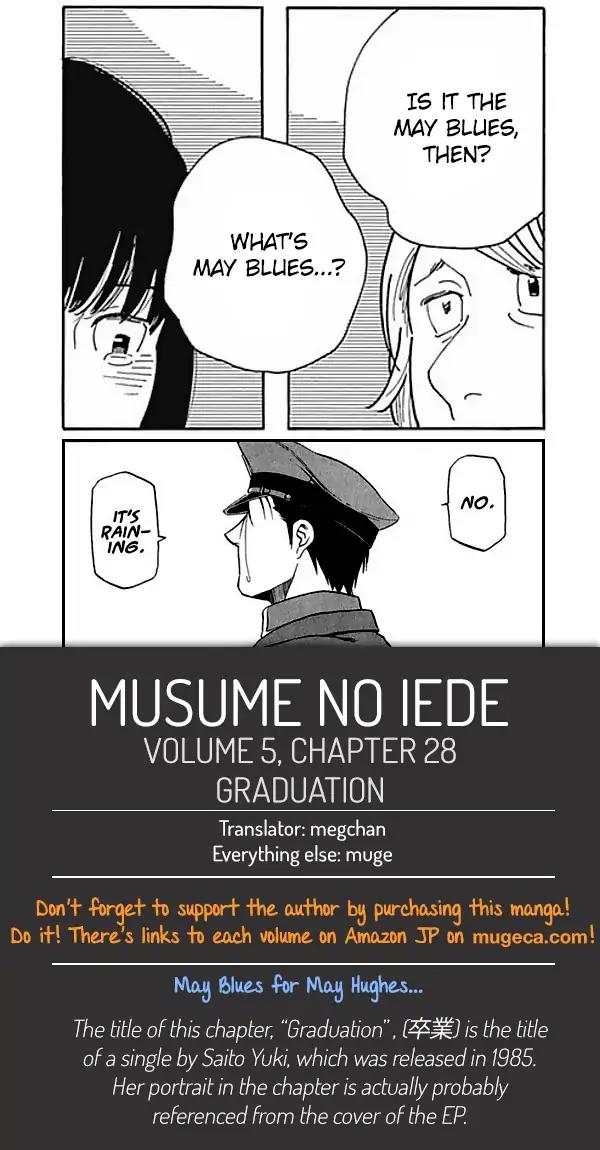 Musume no Iede Chapter 28 page 31 - Chapter 28: Graduation