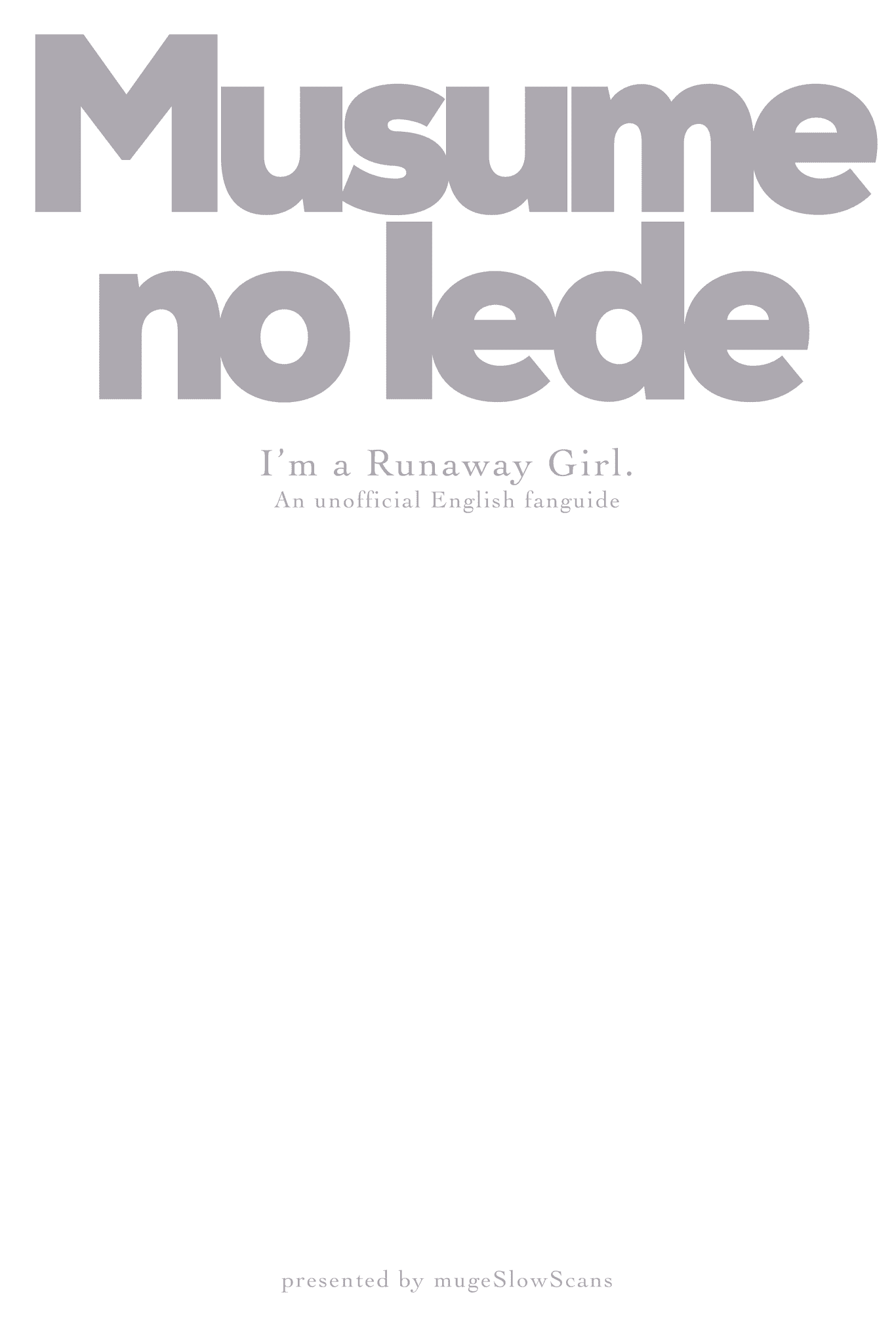 Musume no Iede Chapter 36.2 page 3 - Chapter 36.2: Homecoming (Unofficial fanguide)