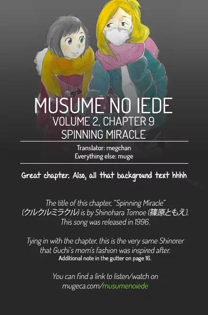 Musume no Iede Chapter 9 page 38 - Chapter 9: Spinning Miracle
