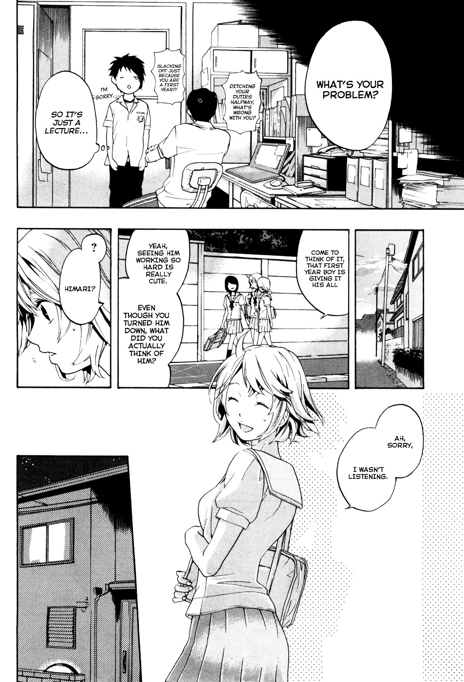Musunde Hiraite (MINASE Mayu) Chapter 1 page 15 - Chapter 1 : Senpai, Please Don't Cry