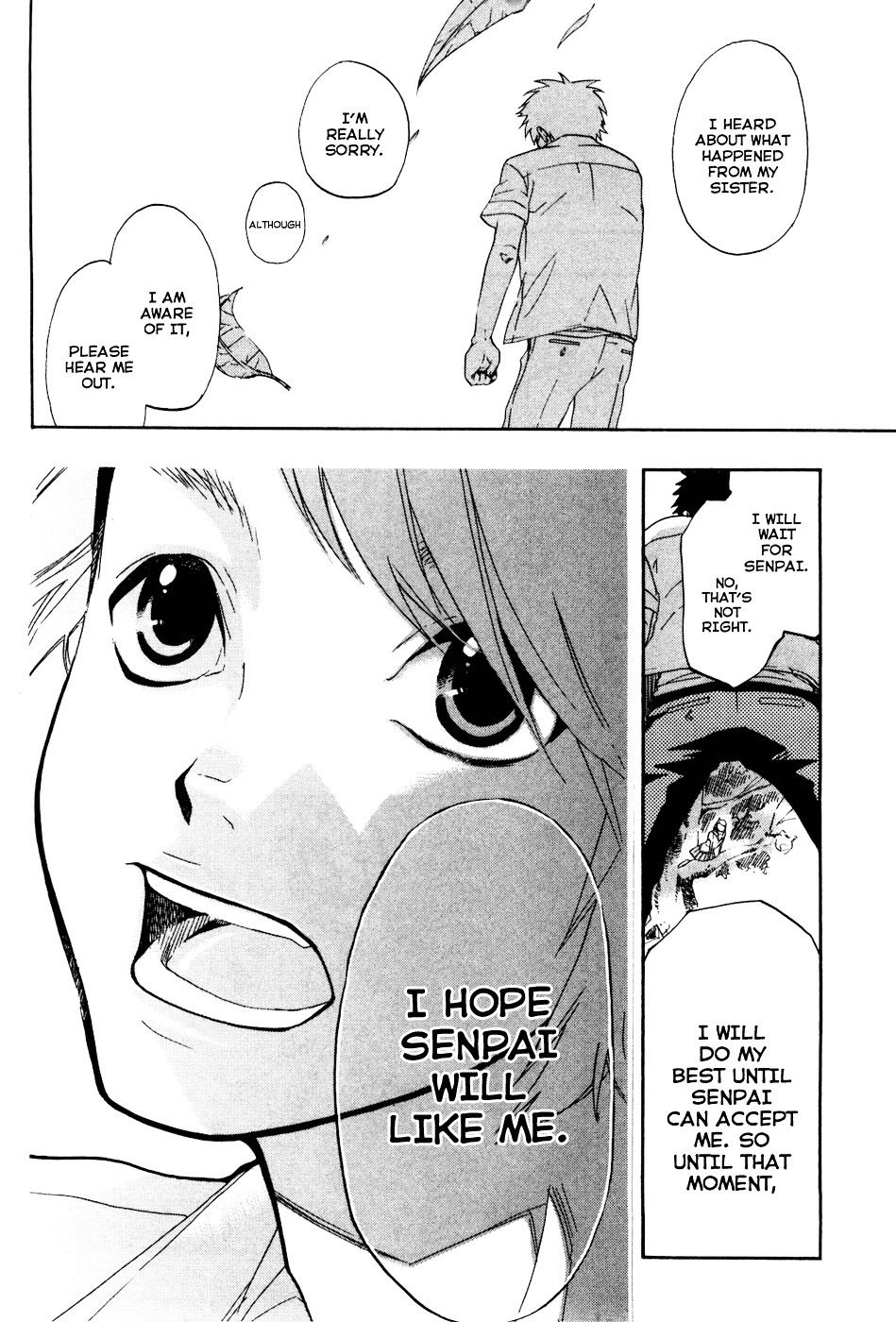 Musunde Hiraite (MINASE Mayu) Chapter 1 page 43 - Chapter 1 : Senpai, Please Don't Cry