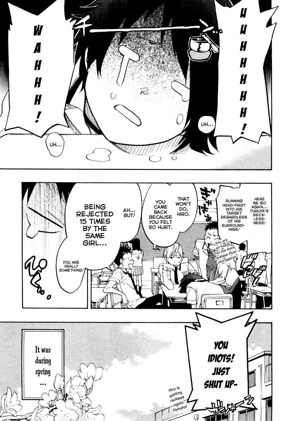 Musunde Hiraite (MINASE Mayu) Chapter 1 page 6 - Chapter 1 : Senpai, Please Don't Cry