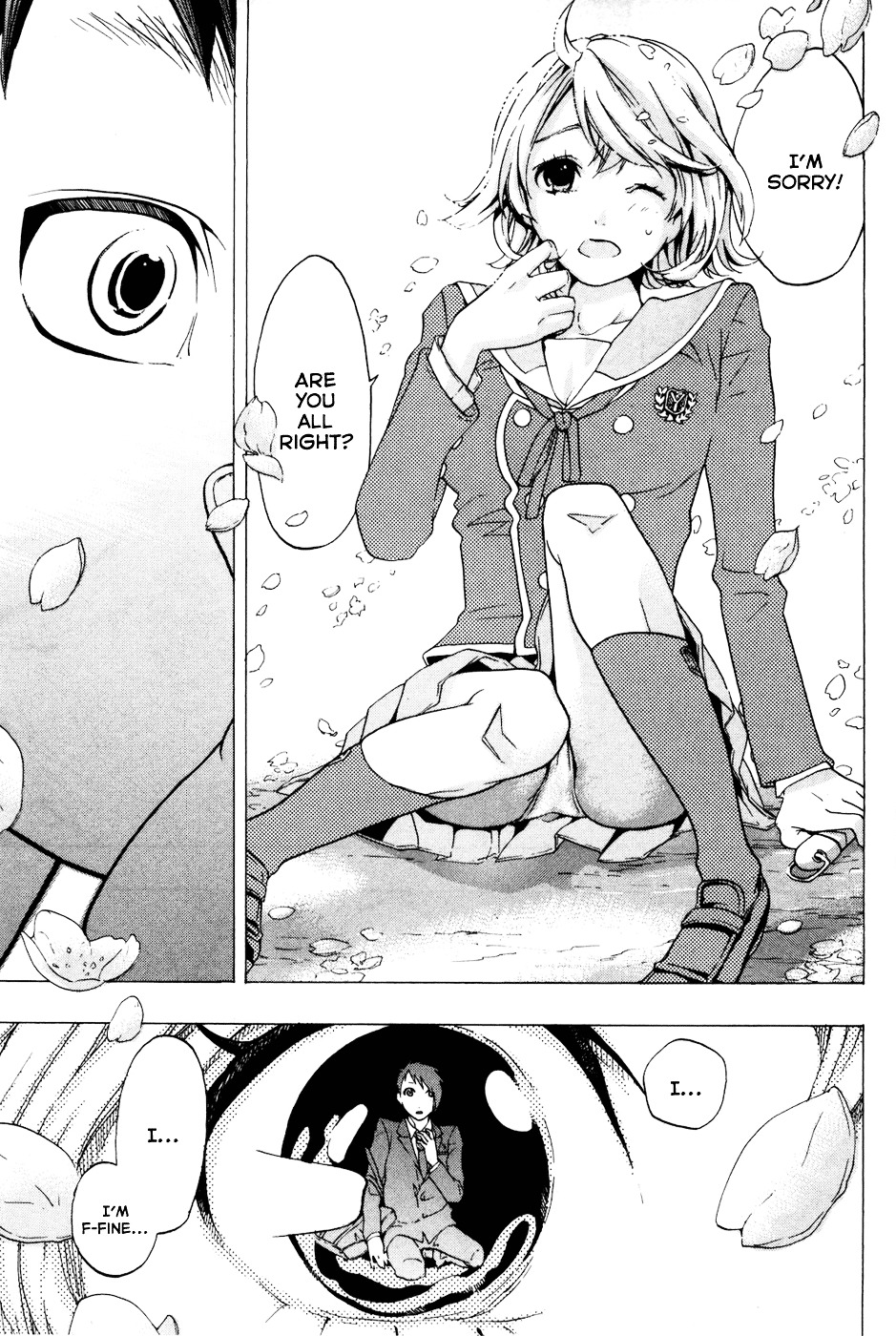 Musunde Hiraite (MINASE Mayu) Chapter 1 page 8 - Chapter 1 : Senpai, Please Don't Cry