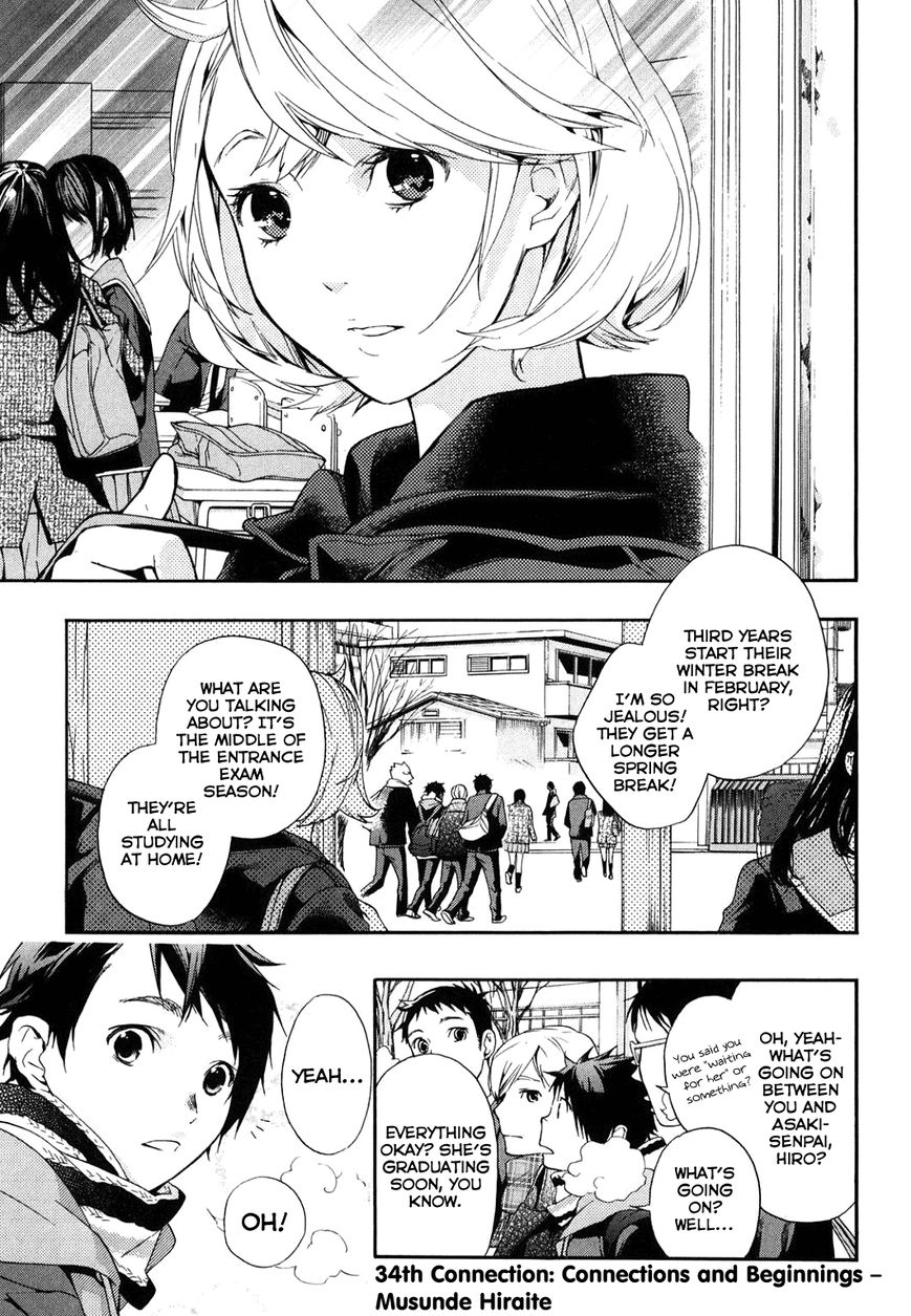 Musunde Hiraite (MINASE Mayu) Chapter 34 page 2 - Chapter 34 : Connections and Beginnings - Musunde Hiraite