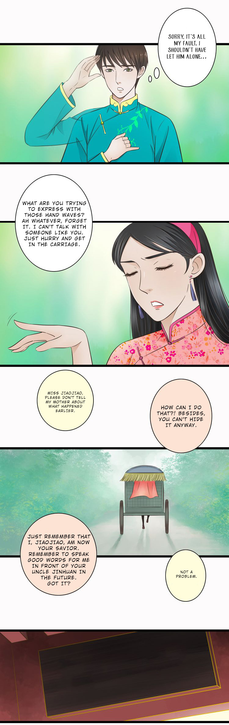 Mute Uncle Chapter 6 page 8 - Chapter 6: Go Kneel