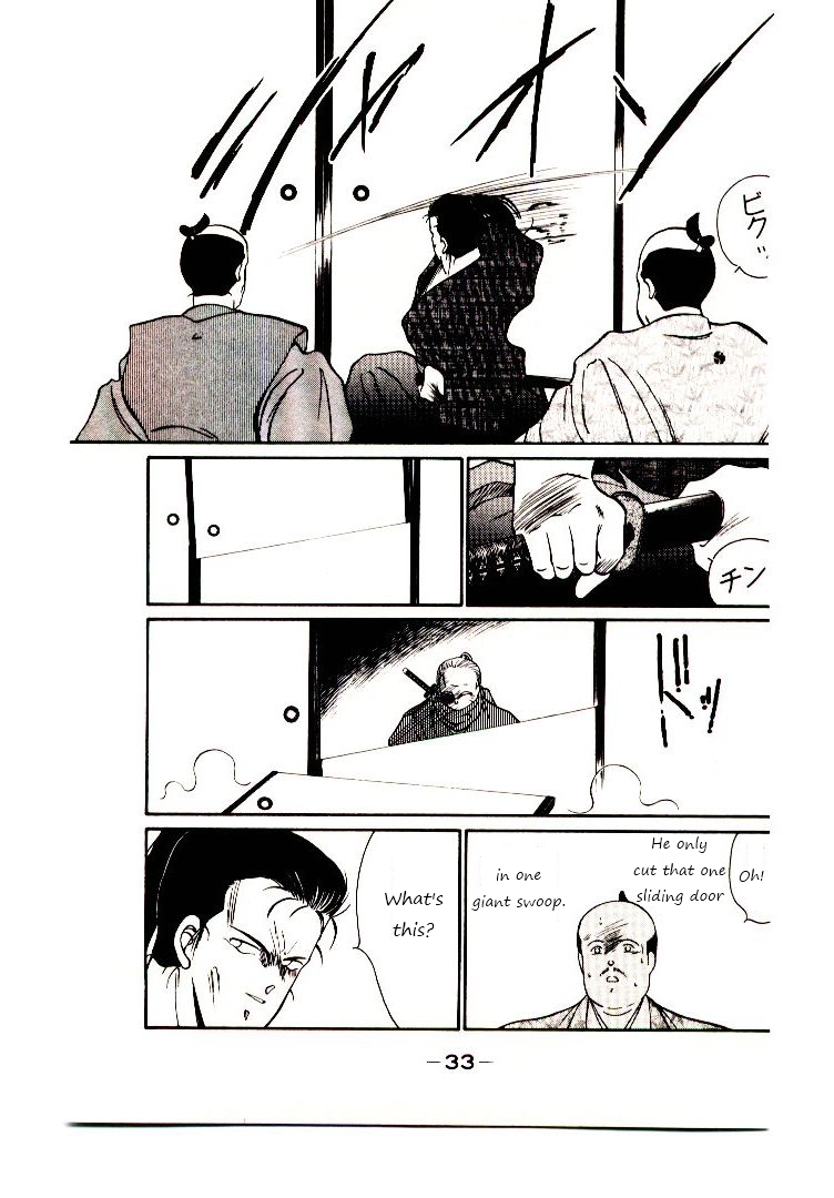 Mutsu Enmei Ryuu Gaiden - Shura no Toki Chapter 1.1 page 36 - Vol.1 Chapter 1 : A Man Like A Cloud