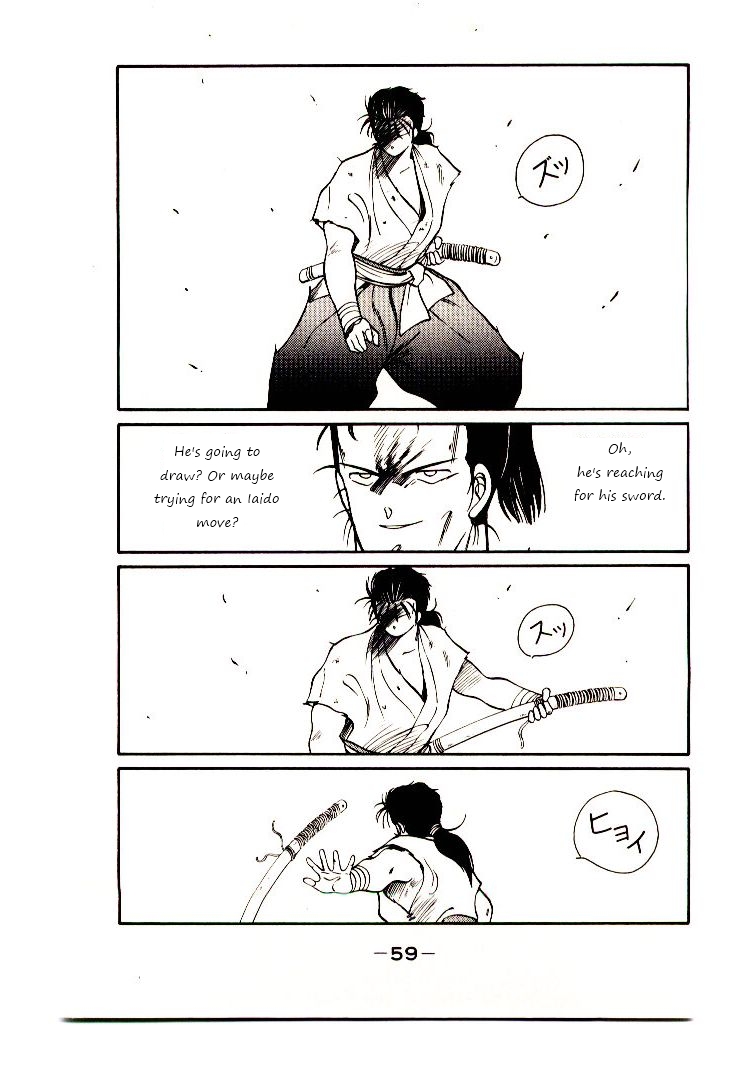 Mutsu Enmei Ryuu Gaiden - Shura no Toki Chapter 1.1 page 62 - Vol.1 Chapter 1 : A Man Like A Cloud