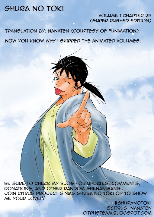 Mutsu Enmei Ryuu Gaiden - Shura no Toki Chapter 1.2-2 page 63 - Vol.1 Chapter 2.2: Winding of Flame and Clouds