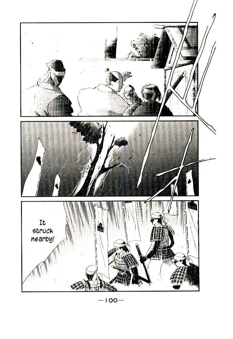 Mutsu Enmei Ryuu Gaiden - Shura no Toki Chapter 11.1-2 page 34 - Vol.11 Chapter 1.2: Storm Brewing from Owari