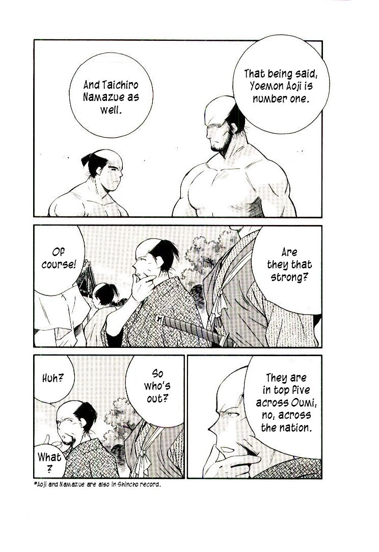 Mutsu Enmei Ryuu Gaiden - Shura no Toki Chapter 11.2 page 12 - Vol.11 Chapter 2 : Magoichi Saika