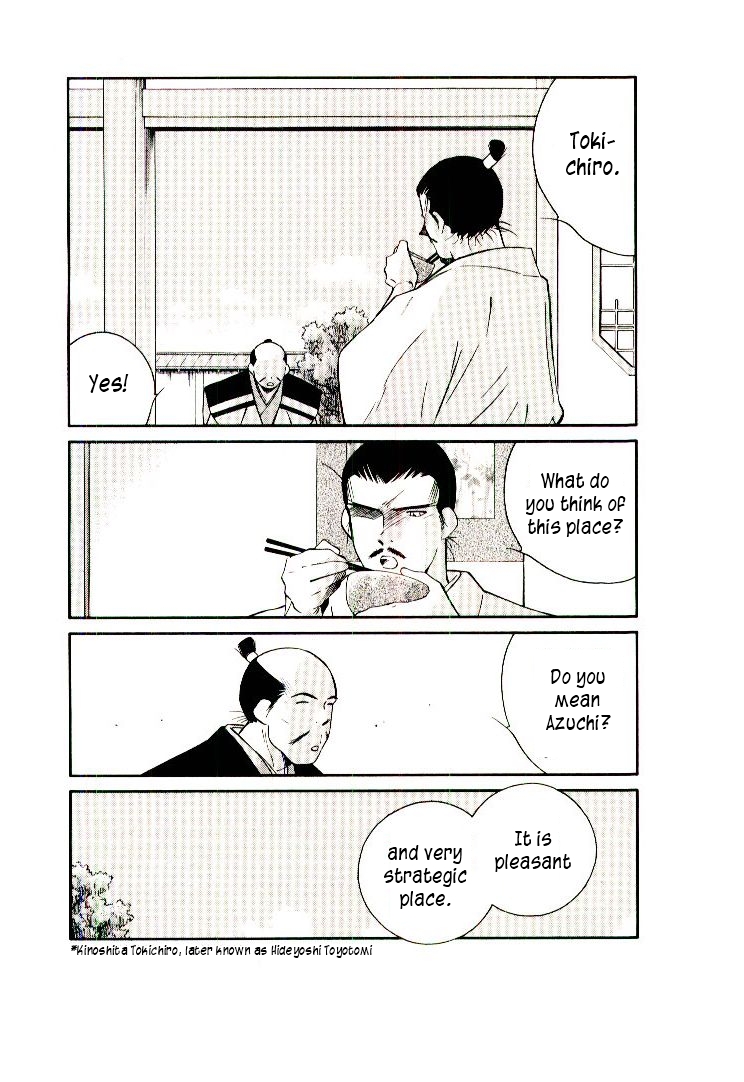 Mutsu Enmei Ryuu Gaiden - Shura no Toki Chapter 11.2 page 4 - Vol.11 Chapter 2 : Magoichi Saika