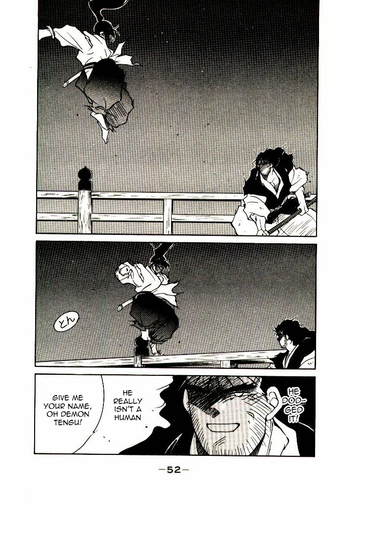 Mutsu Enmei Ryuu Gaiden - Shura no Toki Chapter 7.1 page 54 - Vol.7 Chapter 1 : The Light Bringer, Kind Demon, and Demon