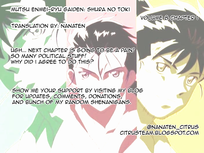 Mutsu Enmei Ryuu Gaiden - Shura no Toki Chapter 8.1 page 68 - Vol.8 Chapter 1 : Onto The Battlefield