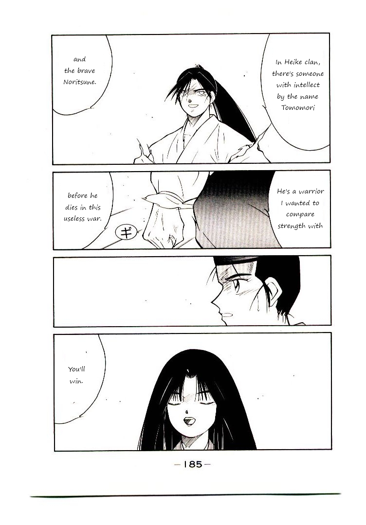 Mutsu Enmei Ryuu Gaiden - Shura no Toki Chapter 8.3 page 36 - Vol.8 Chapter 3 : What Yoshitsune Has Yearned For