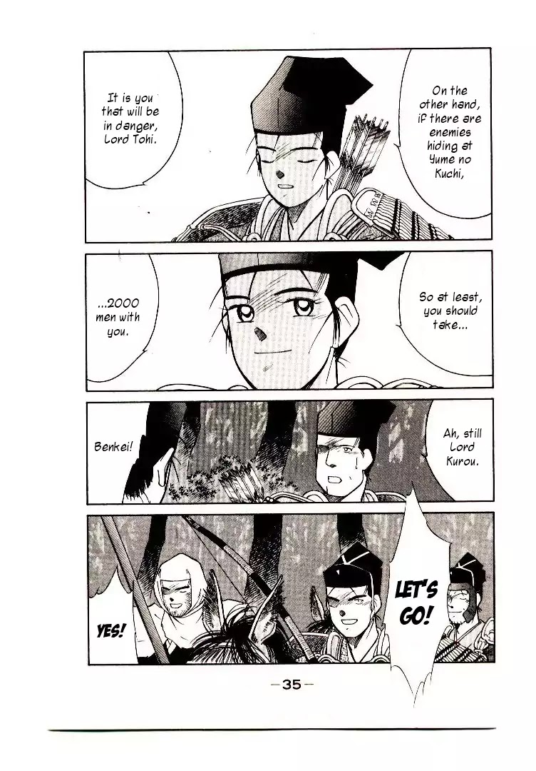 Mutsu Enmei Ryuu Gaiden - Shura no Toki Chapter 9.1 page 36 - Vol.9 Chapter 1: Kiichi Mutsu: Miracle