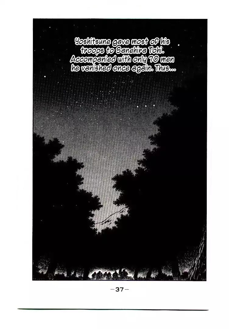 Mutsu Enmei Ryuu Gaiden - Shura no Toki Chapter 9.1 page 38 - Vol.9 Chapter 1: Kiichi Mutsu: Miracle