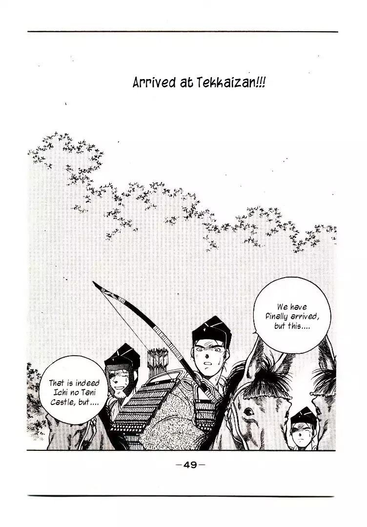 Mutsu Enmei Ryuu Gaiden - Shura no Toki Chapter 9.1 page 50 - Vol.9 Chapter 1: Kiichi Mutsu: Miracle