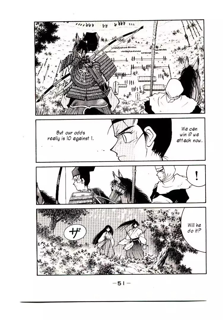 Mutsu Enmei Ryuu Gaiden - Shura no Toki Chapter 9.1 page 52 - Vol.9 Chapter 1: Kiichi Mutsu: Miracle
