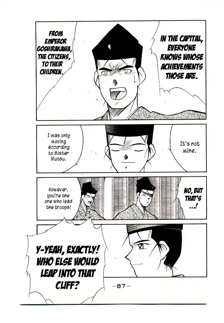Mutsu Enmei Ryuu Gaiden - Shura no Toki Chapter 9.2 page 13 - Vol.9 Chapter 2: Kiichi Mutsu: In The Name of Minamoto