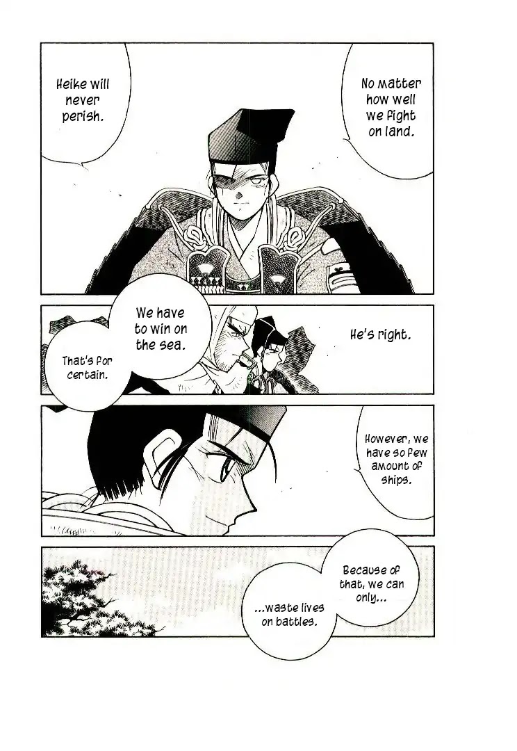 Mutsu Enmei Ryuu Gaiden - Shura no Toki Chapter 9.2 page 56 - Vol.9 Chapter 2: Kiichi Mutsu: In The Name of Minamoto