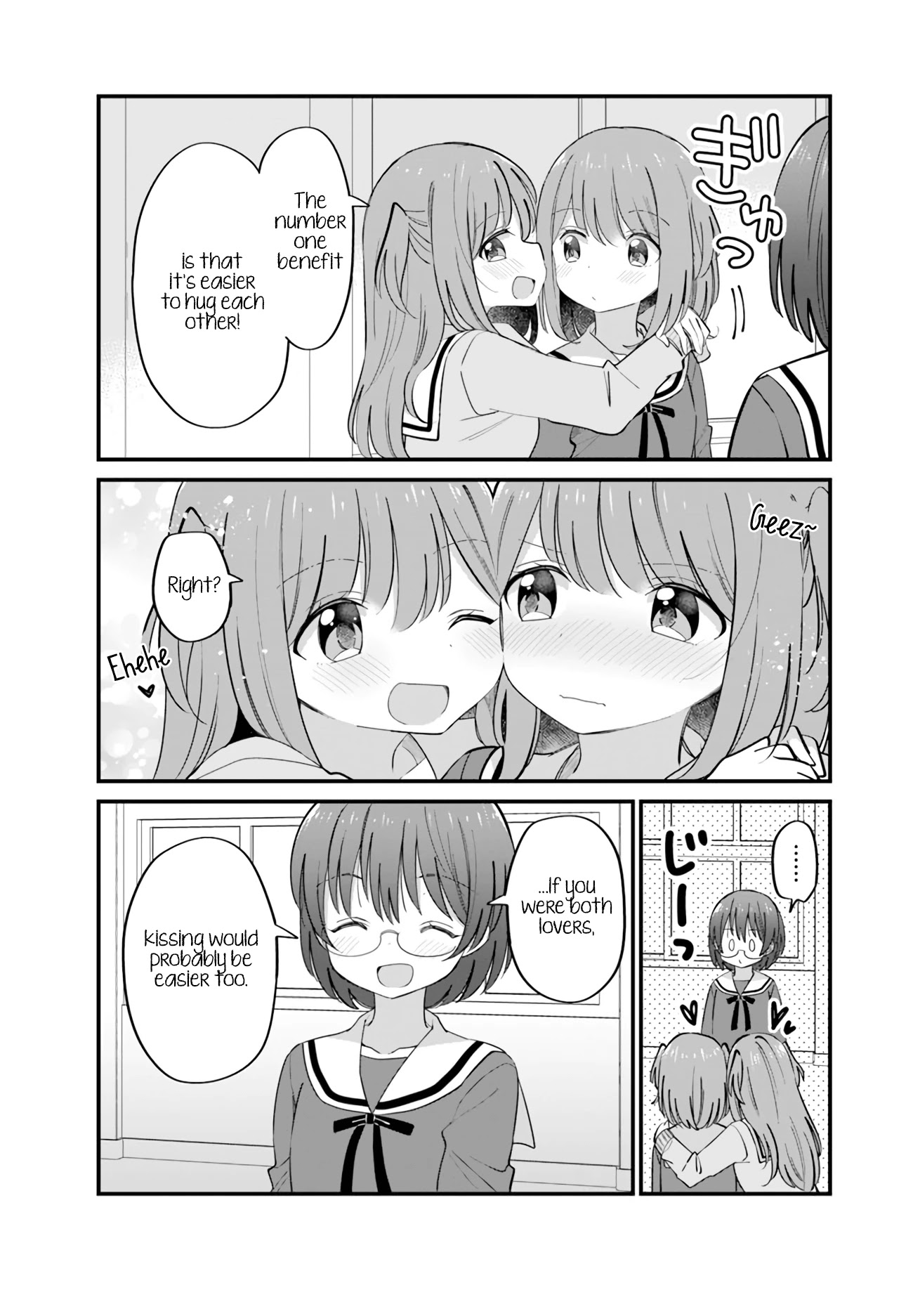 Mutually Unrequited Twin Sisters Chapter 15 page 2 - Chapter 15: Realizing the Benefits of Being the Same Height