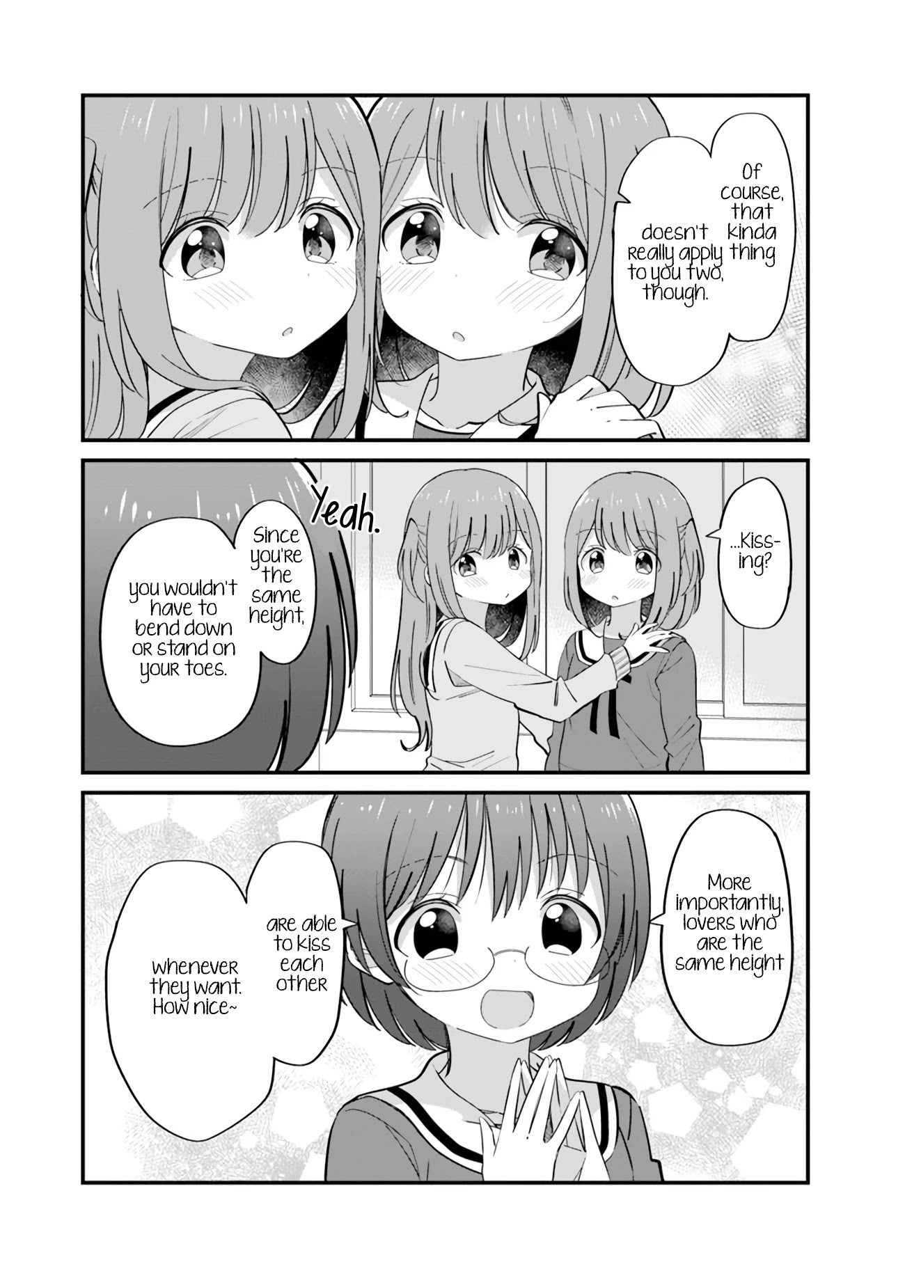Mutually Unrequited Twin Sisters Chapter 15 page 3 - Chapter 15: Realizing the Benefits of Being the Same Height