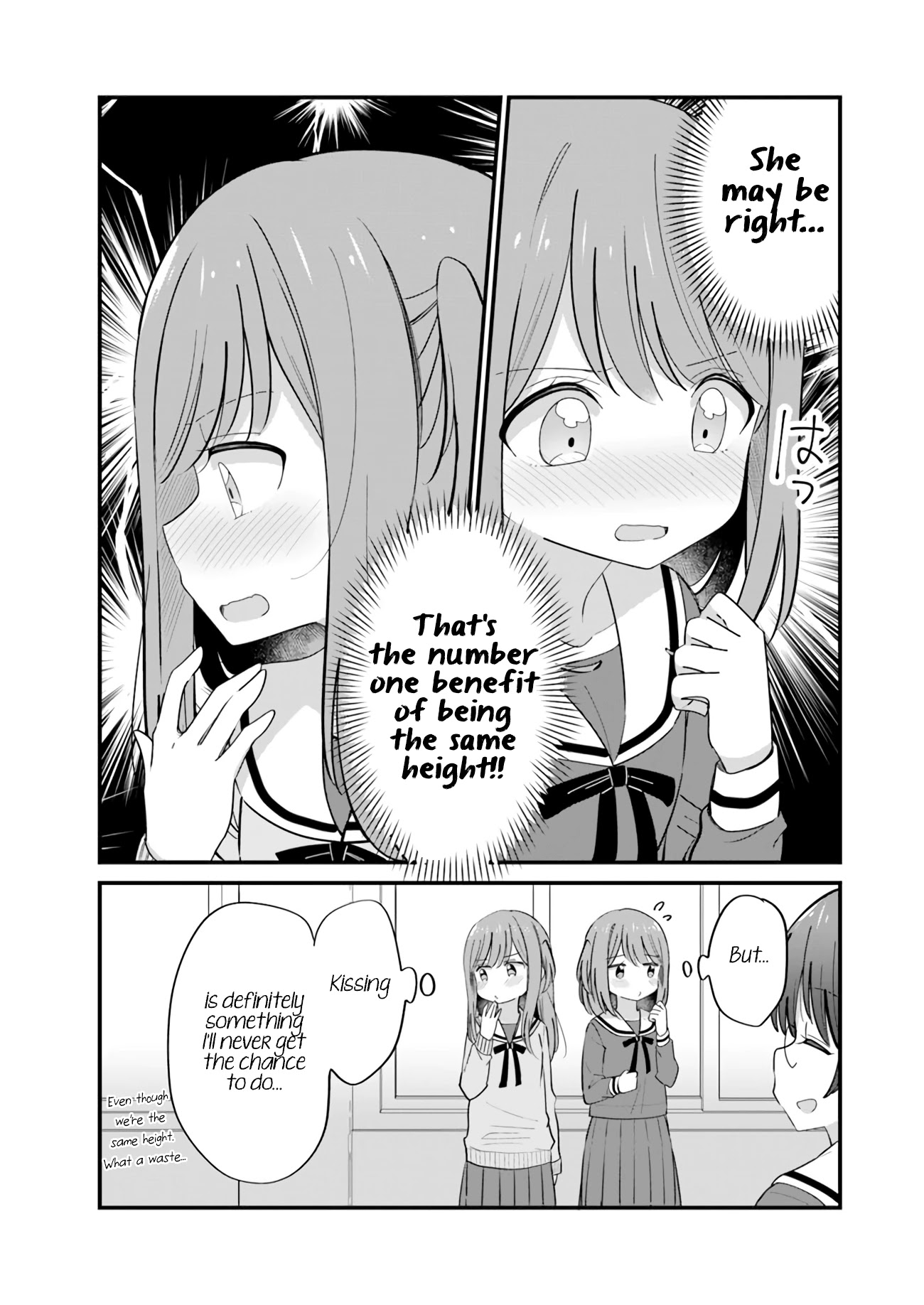 Mutually Unrequited Twin Sisters Chapter 15 page 4 - Chapter 15: Realizing the Benefits of Being the Same Height