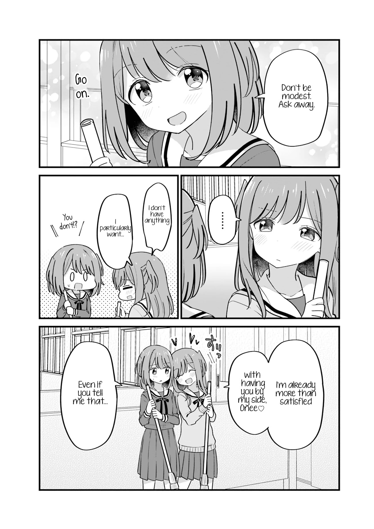 Mutually Unrequited Twin Sisters Chapter 19 page 2 - Chapter 19: Something I Want