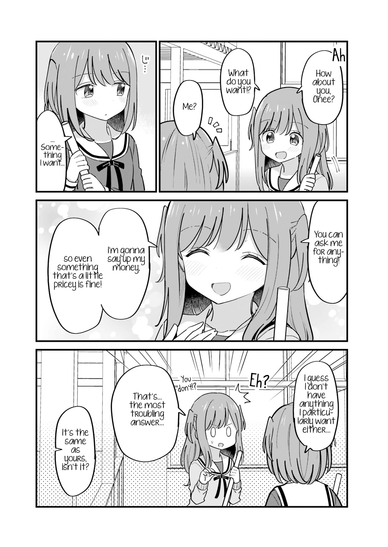 Mutually Unrequited Twin Sisters Chapter 19 page 3 - Chapter 19: Something I Want