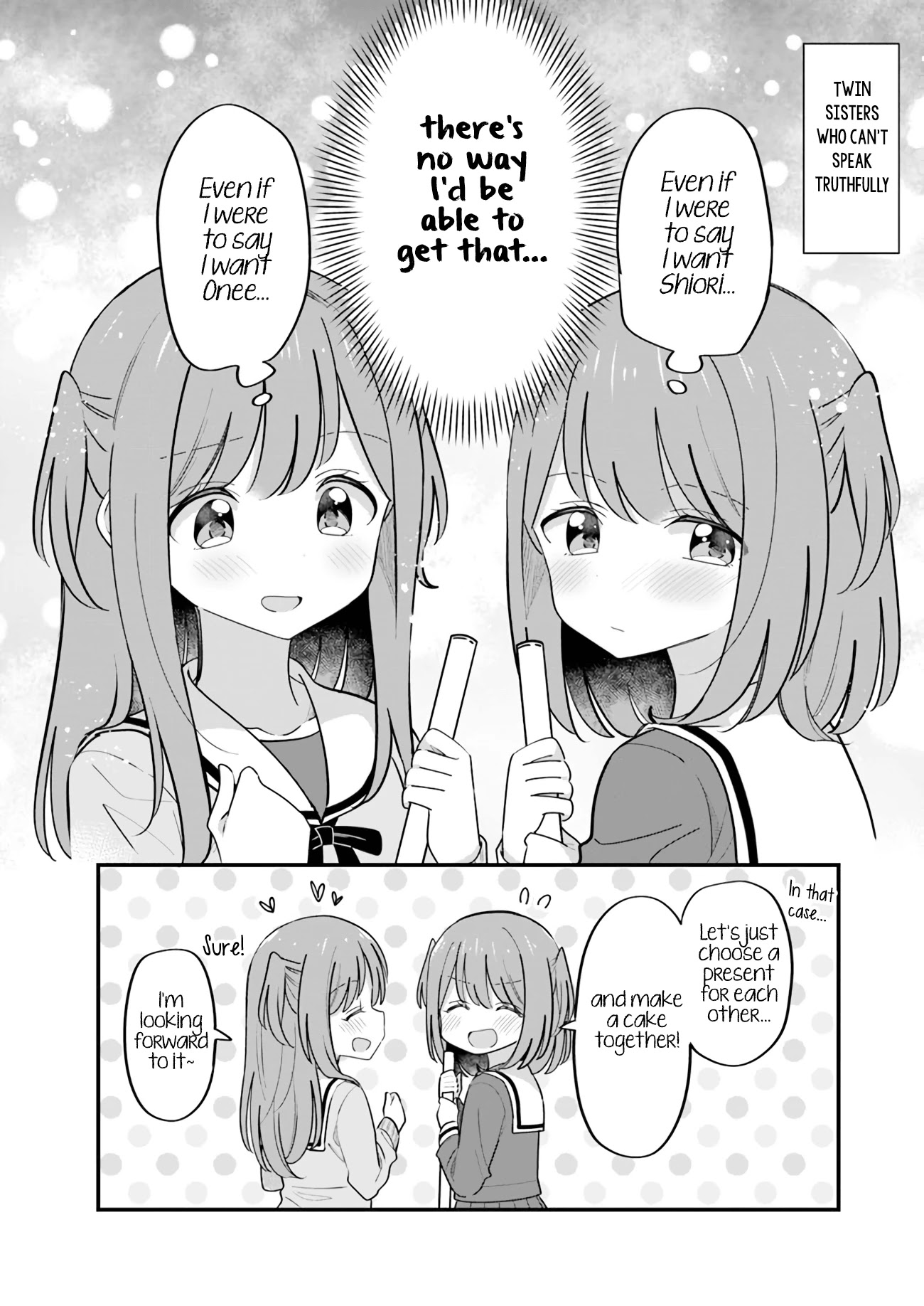Mutually Unrequited Twin Sisters Chapter 19 page 4 - Chapter 19: Something I Want