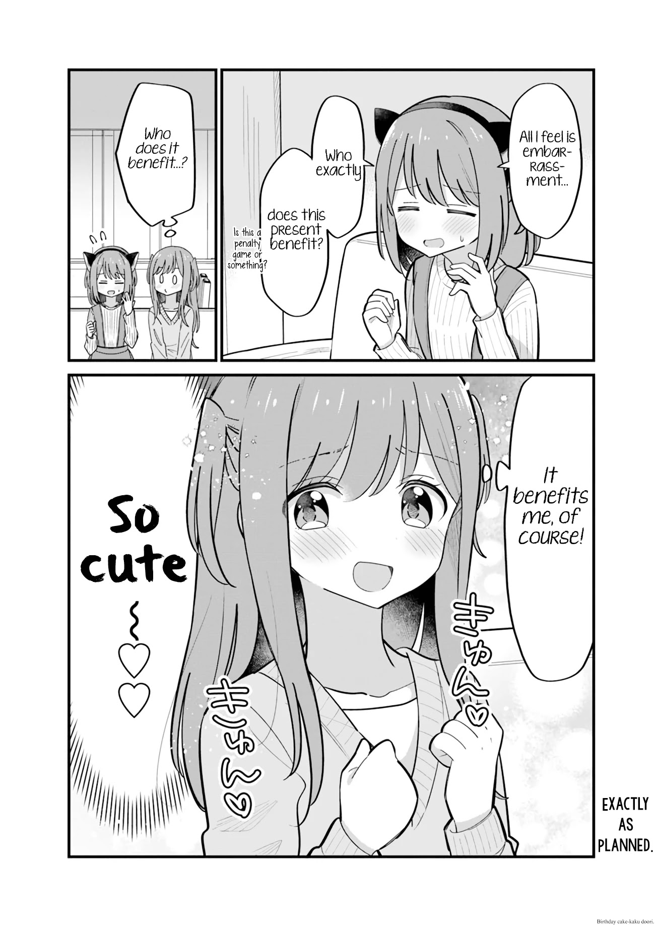 Mutually Unrequited Twin Sisters Chapter 21 page 4 - Chapter 21: Birthday Present