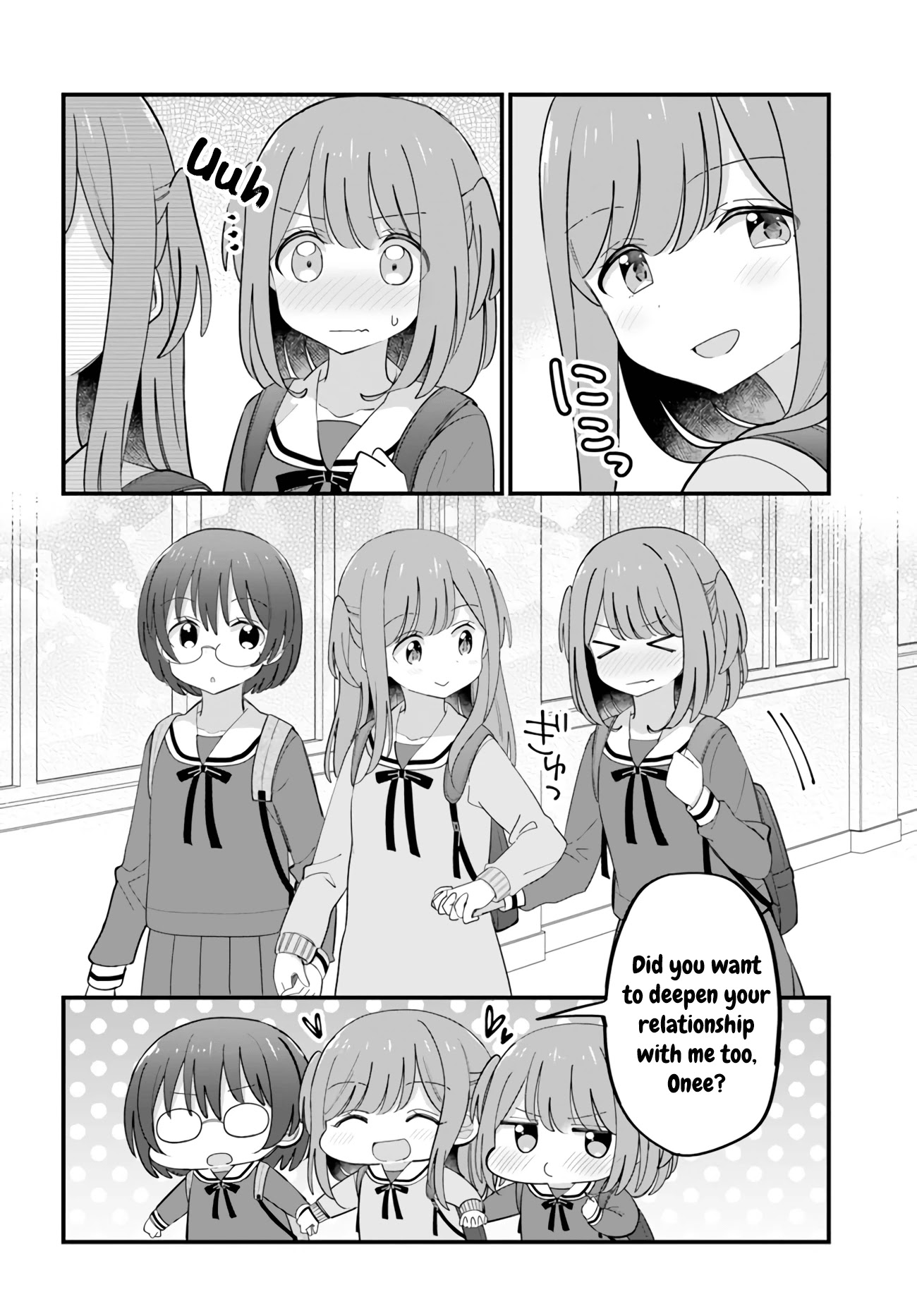 Mutually Unrequited Twin Sisters Chapter 26 page 4 - Chapter 26: Twin Sisters Who Want to Hold Hands