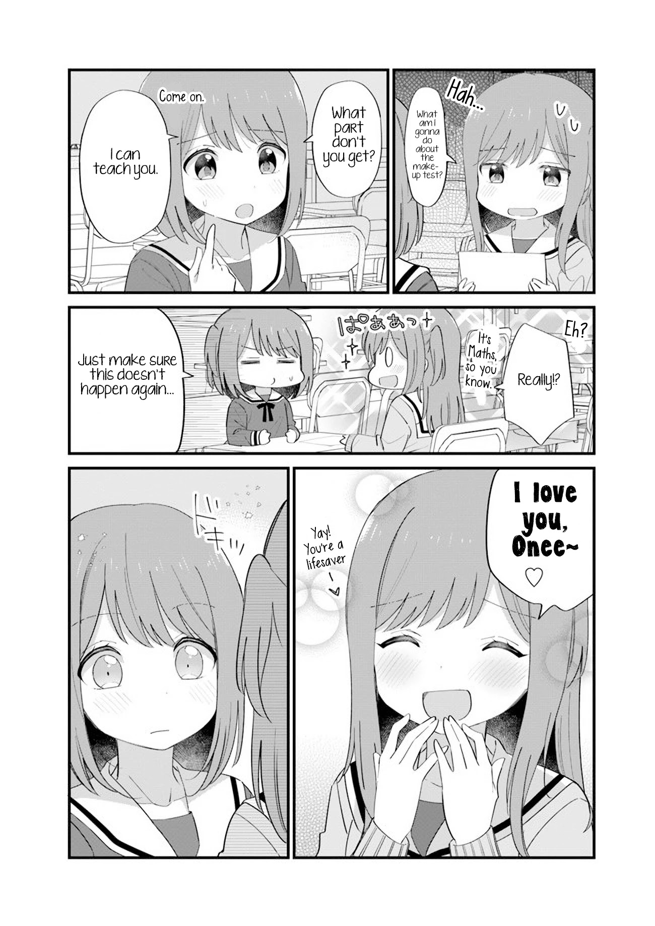 Mutually Unrequited Twin Sisters Chapter 4 page 2 - Chapter 4: Somewhat Different