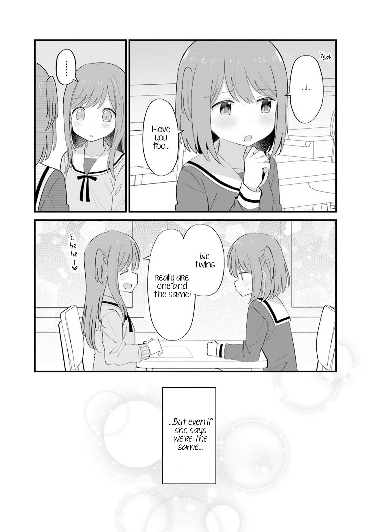 Mutually Unrequited Twin Sisters Chapter 4 page 3 - Chapter 4: Somewhat Different