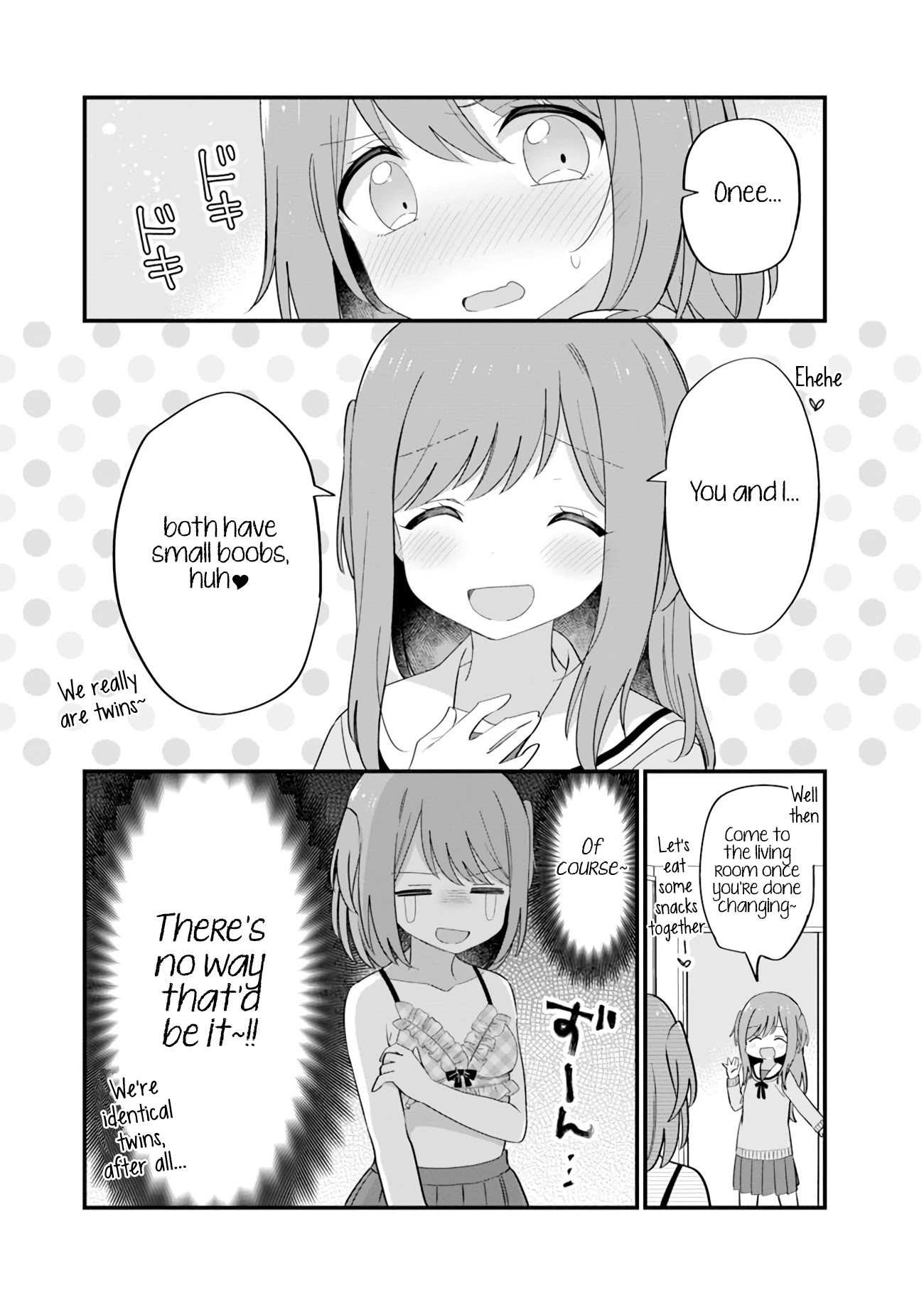 Mutually Unrequited Twin Sisters Chapter 6 page 3 - Chapter 6: Seeing the Girl You Like in Underwear is Lewd, Isn't It?