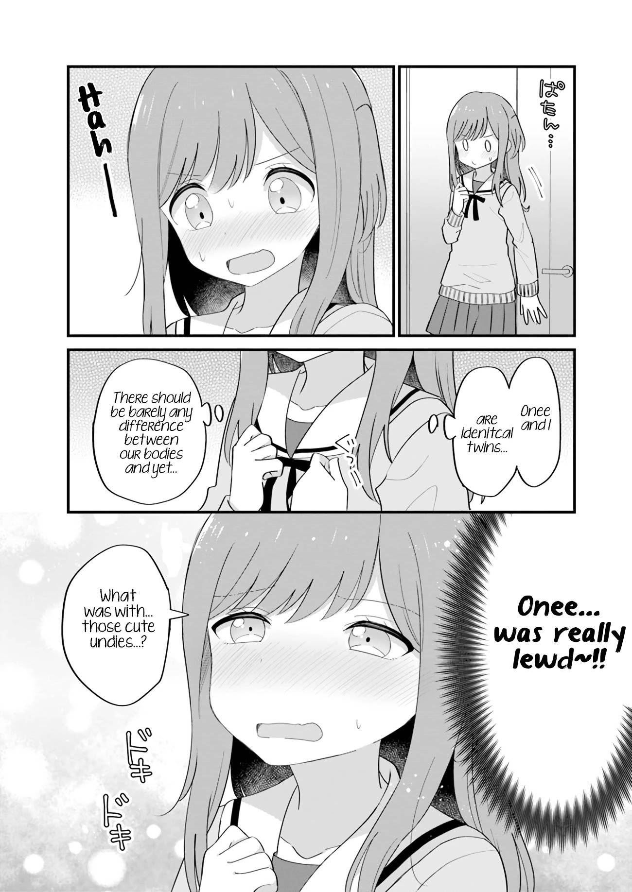 Mutually Unrequited Twin Sisters Chapter 6 page 4 - Chapter 6: Seeing the Girl You Like in Underwear is Lewd, Isn't It?
