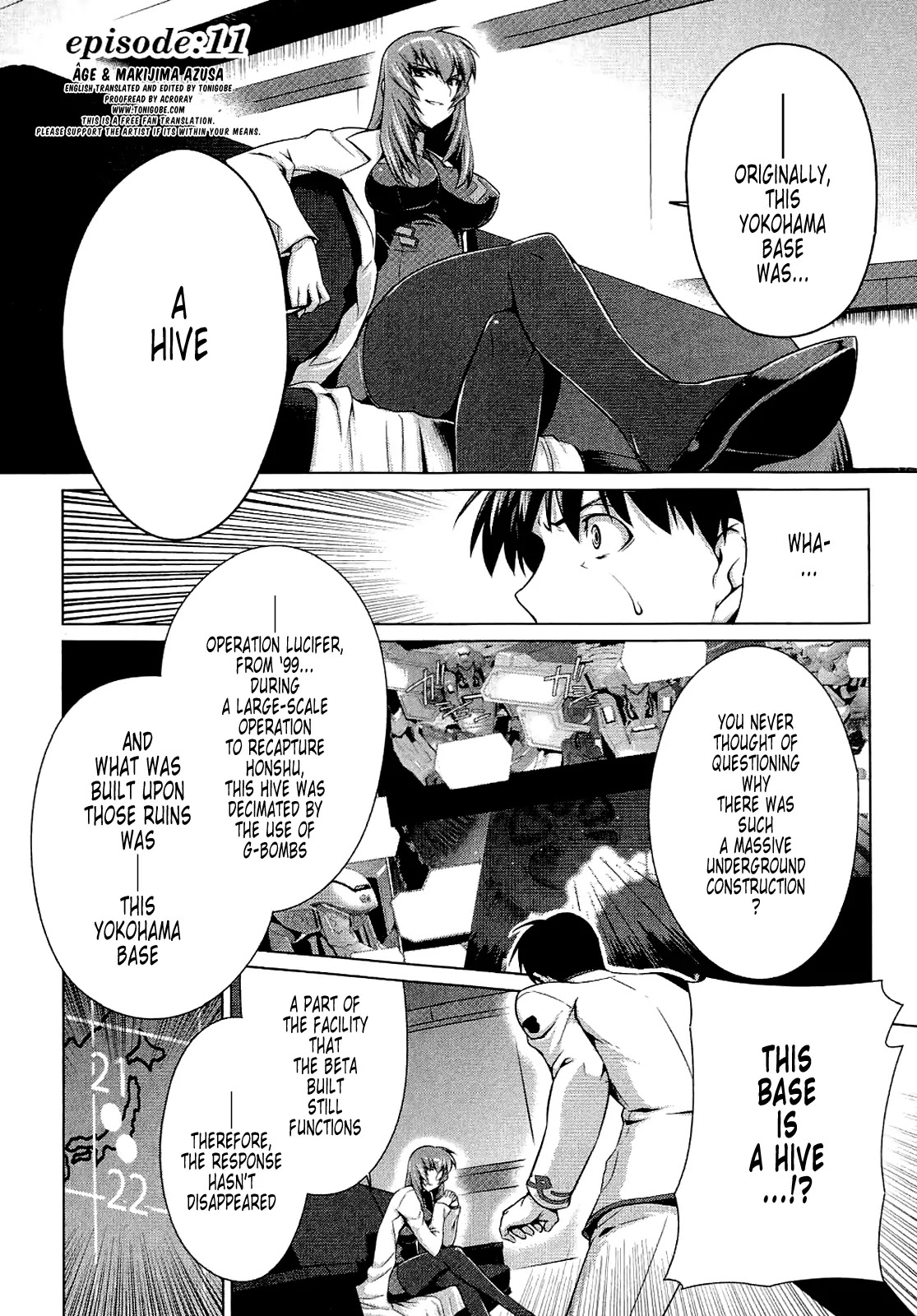 MuvLuv Alternative Chapter 11 page 1 - Chapter 11