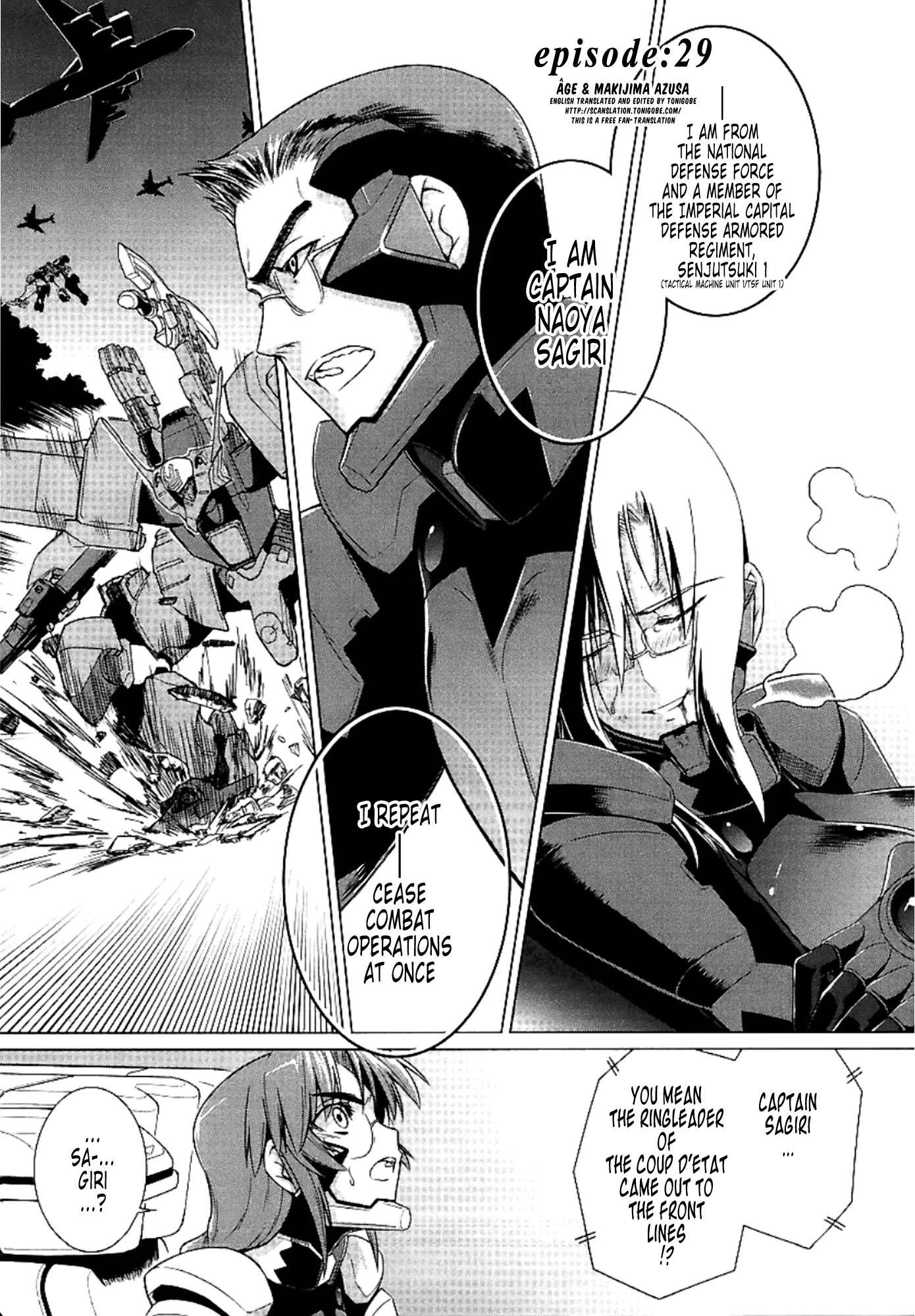 MuvLuv Alternative Chapter 29 page 1 - Chapter 29