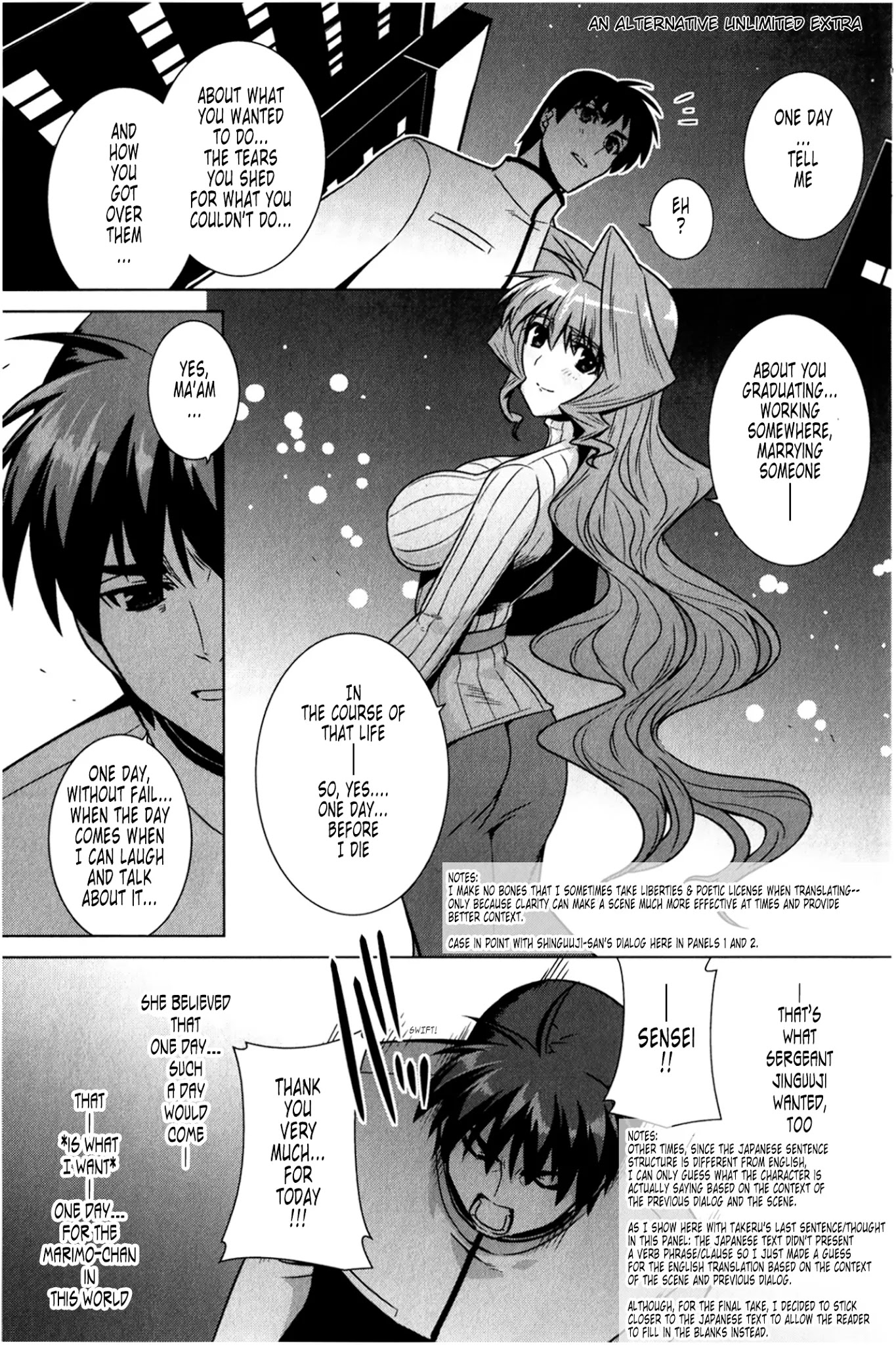 MuvLuv Alternative Chapter 48.5 page 21 - Chapter 48.5: Extra / End of Volume 8