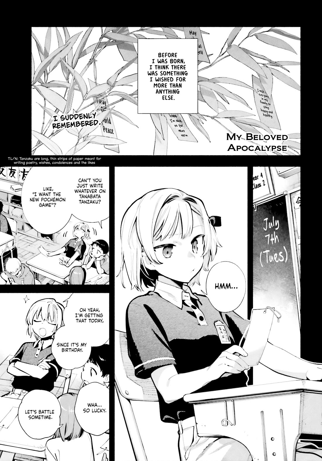 My Beloved Apocalypse Chapter 9 page 1 - Chapter 9