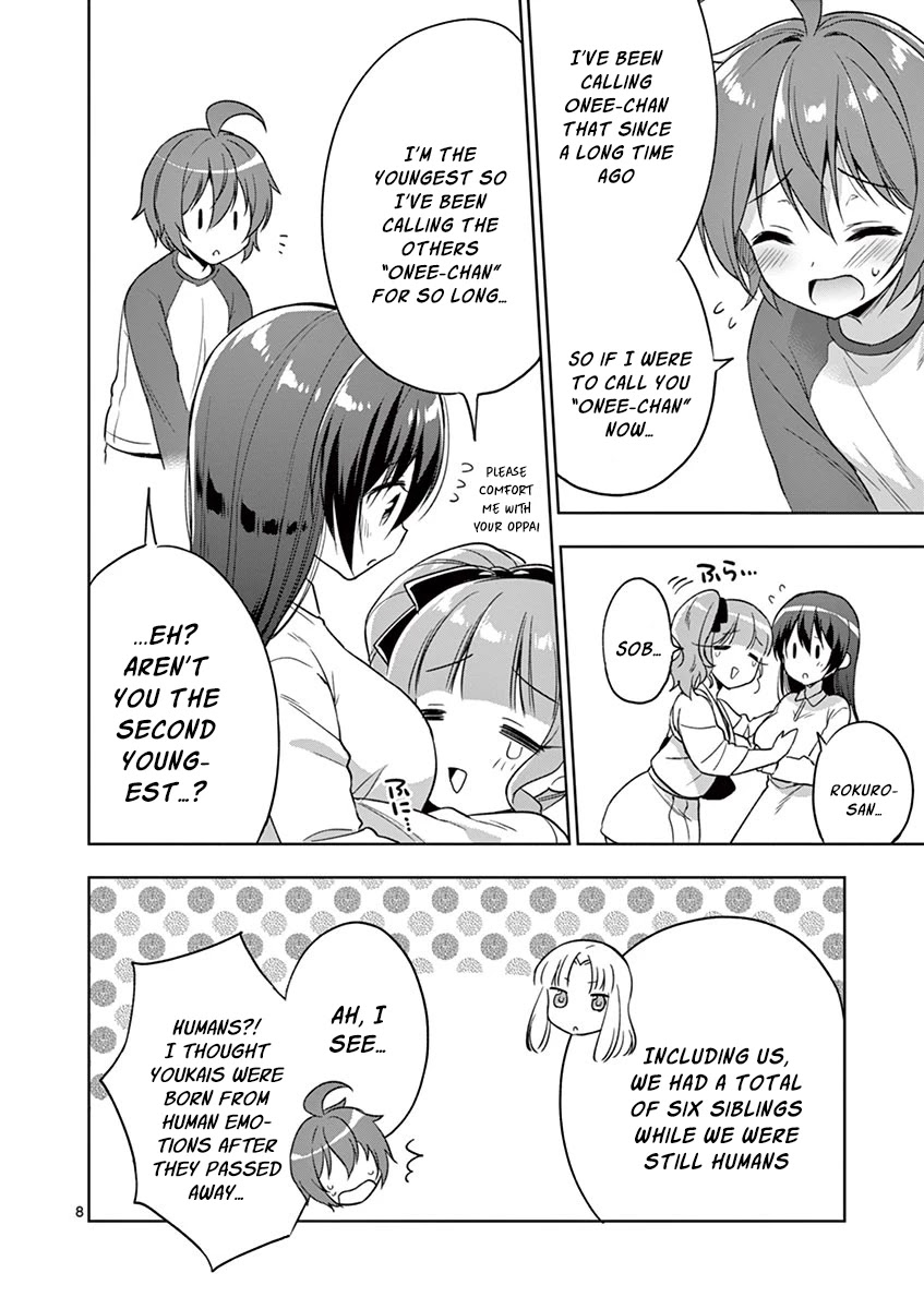 My Big Sister is Love Youkai Chapter 18 page 9 - Chapter 18: Rokuro-nee-chan won't give up