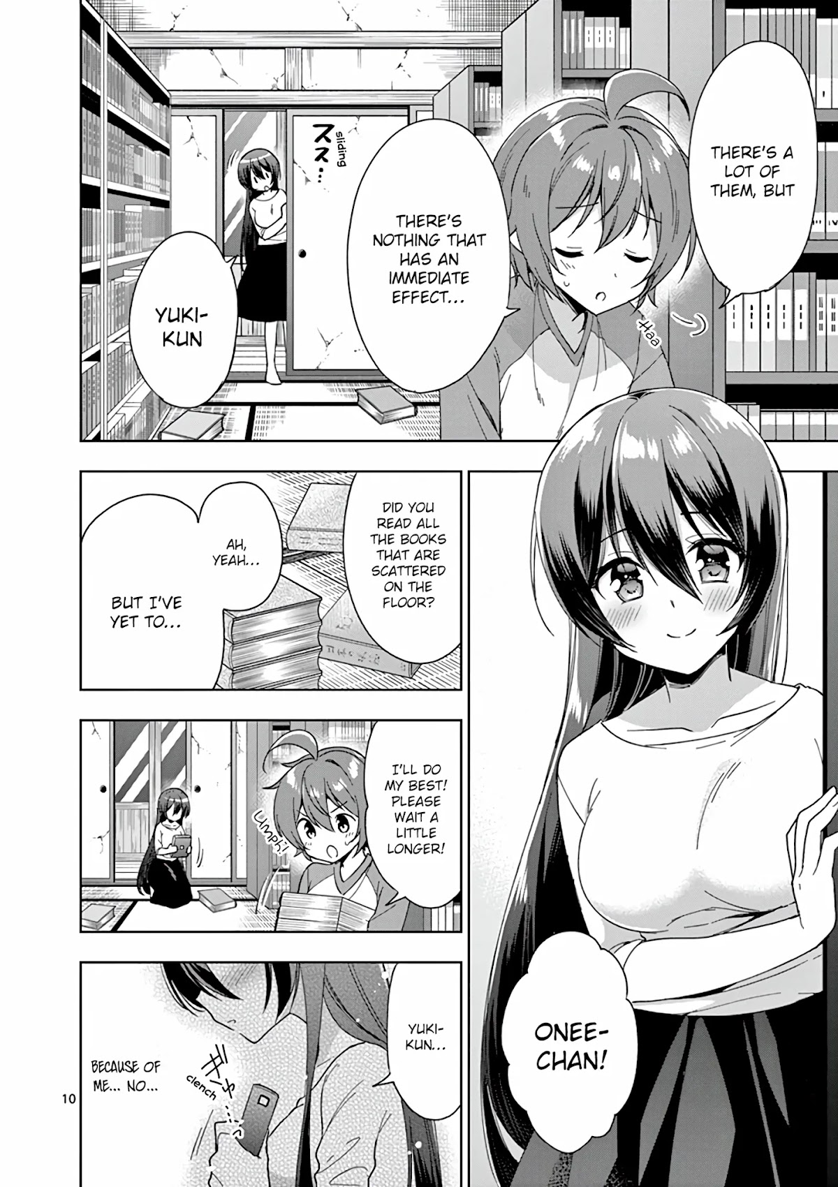 My Big Sister is Love Youkai Chapter 23 page 11 - Chapter 23: Continuation. Right now, Yuki is Training
