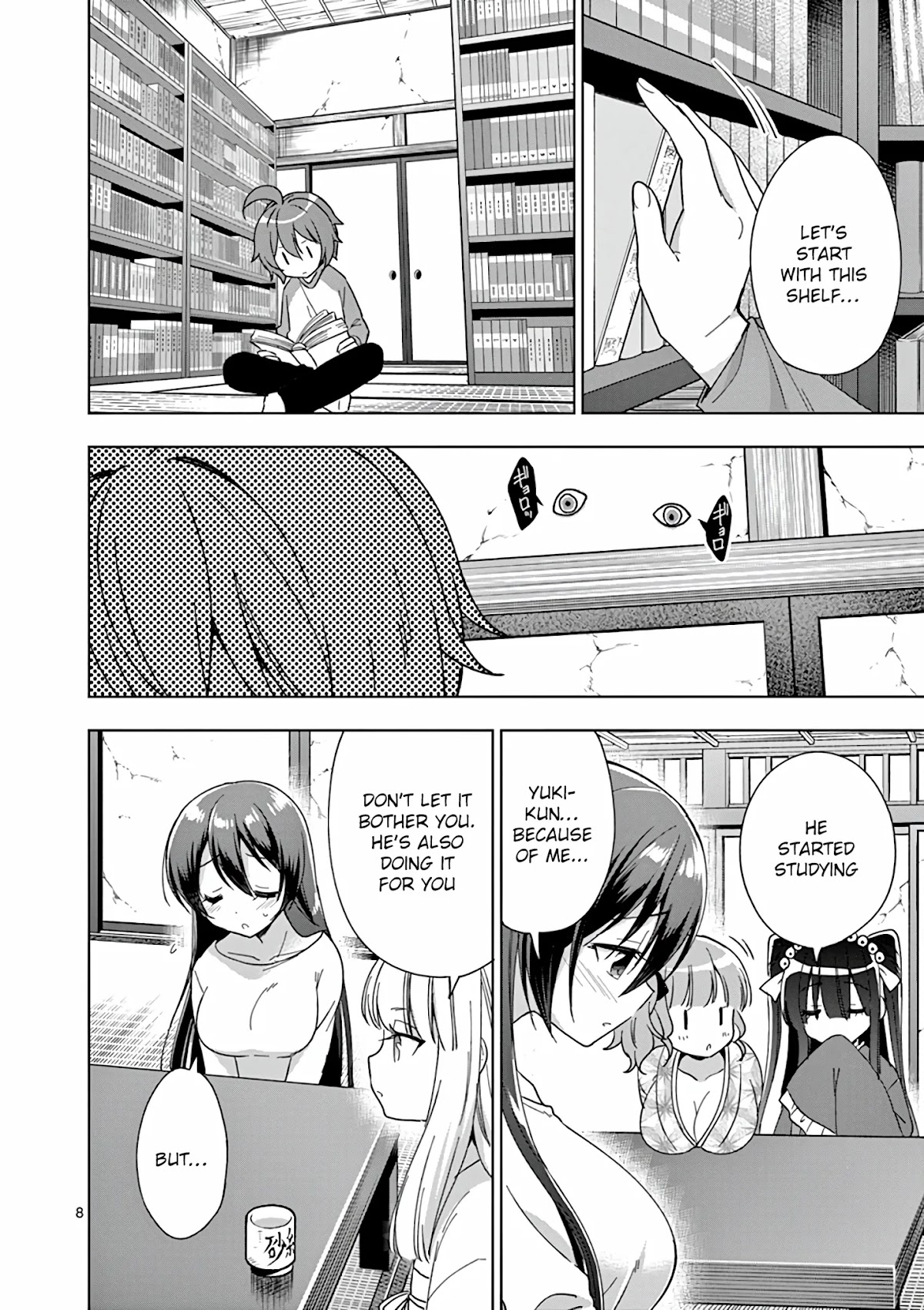 My Big Sister is Love Youkai Chapter 23 page 9 - Chapter 23: Continuation. Right now, Yuki is Training