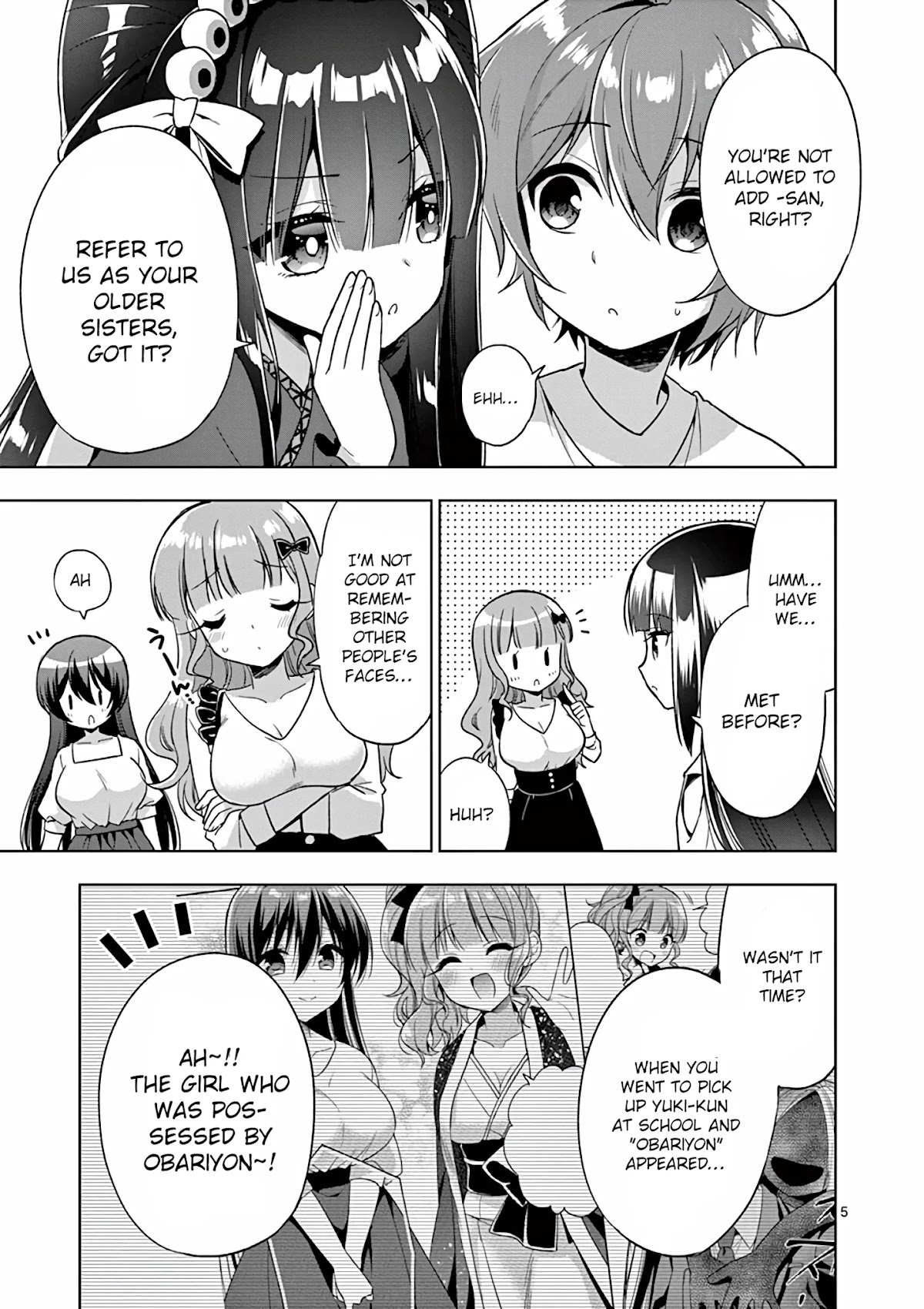My Big Sister is Love Youkai Chapter 27 page 6 - Chapter 27: Tonami-san Saw