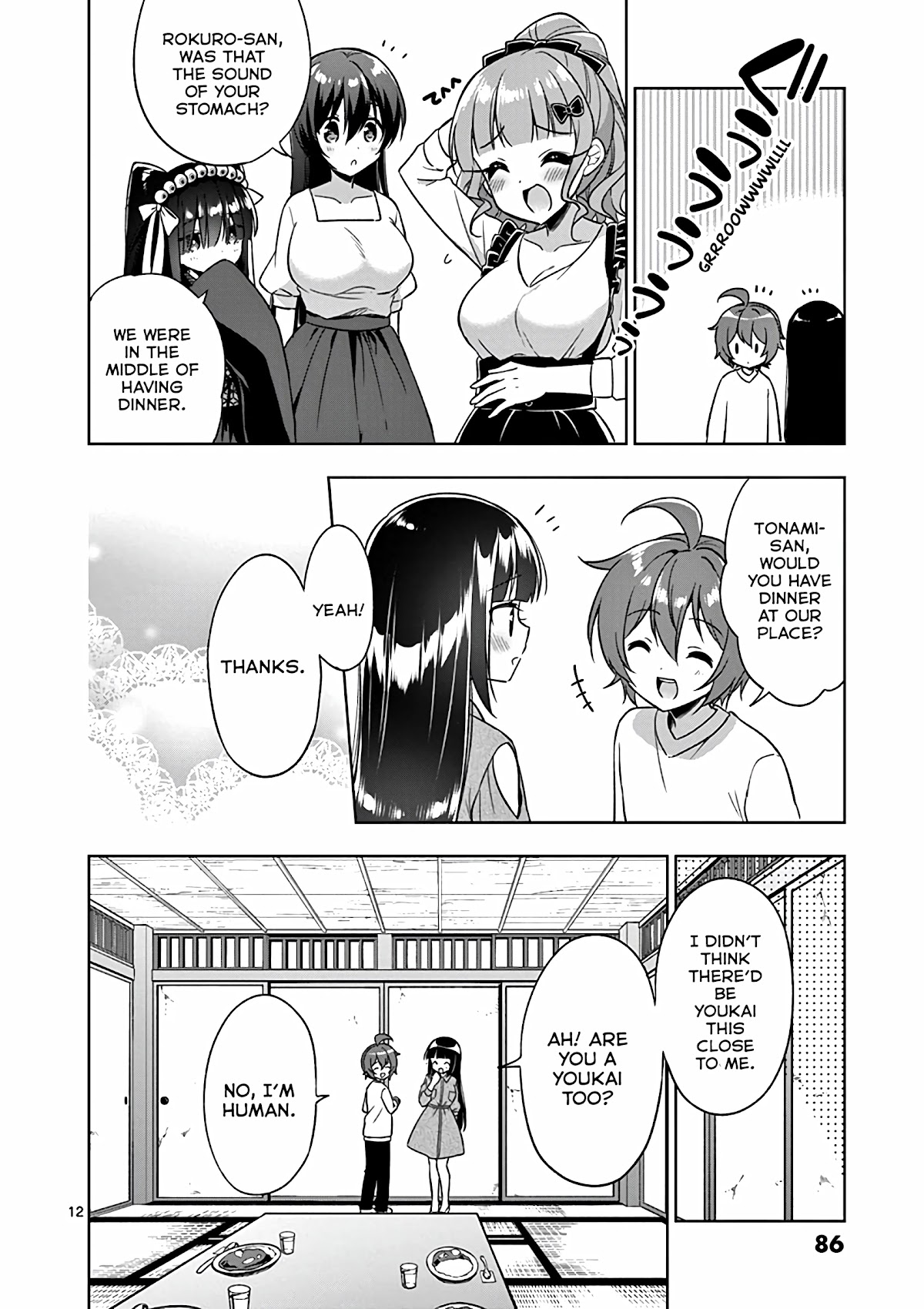 My Big Sister is Love Youkai Chapter 28 page 13 - Chapter 28: Rokuro-san isn't a severed head